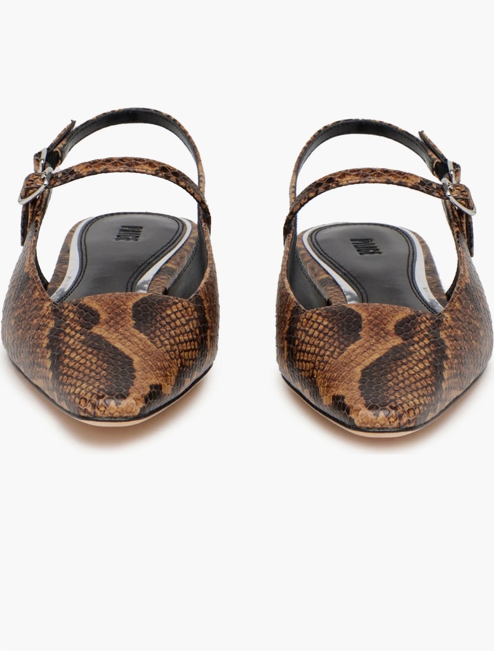 Paige Whitley sling back flat shoe